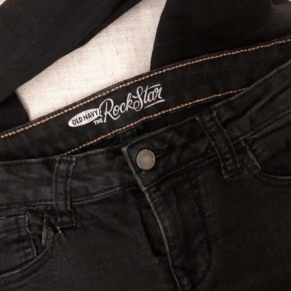 Old navy Rockstar black jeans